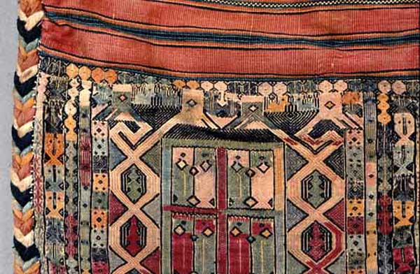 60K Detail of a bag which is from the Northeast India collection of the Museum fuer Voelkerkunde, (Ethnological Museum), Berlin and was collected in the 1870s by Adolf Bastian, the first director of the Museum. Peter van Ham who was fortunate to see the piece whilst photographing the collection for an exhibition.