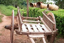 to 96K Jpeg A bullock cart in the Silver Palaung village of Pein Ne Bin near Kalaw in southwestern Shan state.