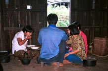 to 64K Jpeg A Silver Palaung family inside their house in Pein Ne Bin village near Kalaw, southwestern Shan State.