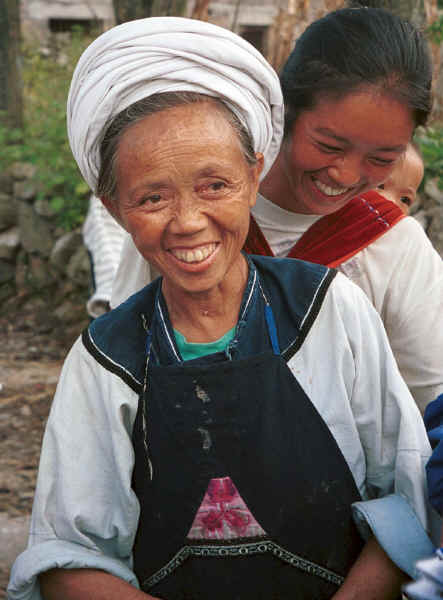 Bouyei women and baby - Bi Ke village, Mi Gu township, Zhenfeng county, Guizhou province 0010s24.jpg