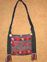 to 40K Jpeg  Hani embroidered and trimmed bag, Menghai  county, Yunnan province, southwest China