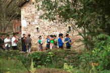 Jpeg 50K The welcoming party coming out of the village to greet us - Sha Jiao village, Wan Teng township, Xingyi metropolitan area, Guizhou province 0010l15.jpg