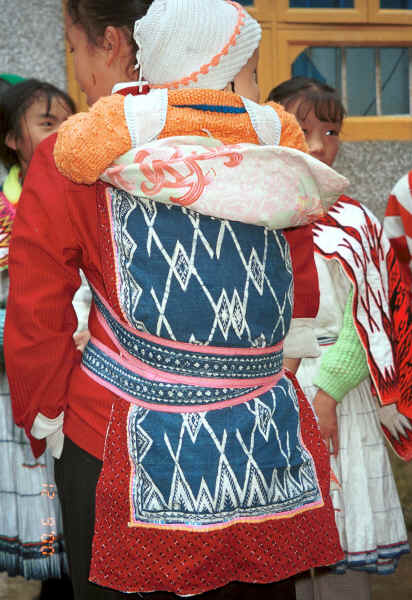 Big Flower Miao indigo resist baby carrier - probably stitch resist rather than batik - Xian Ma village, Hou Chang township, Puding county, Guizhou province 0010x33.jpg