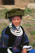 38K Black Miao young woman wearing her festival finery, Zuo Qi village, Min Gu township, Zhenfeng county, Guizhou province 0010p35.jpg