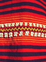 to 64K Jpg 15 - Detail 1 of Gadang women's cotton and beaded skirt, Paracelis Mountain Province, Northern Luzon, 20th century. 99 cm x 53.5 cm