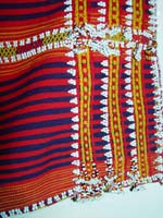 to 70K Jpg 15 - Detail 2 of Gadang women's cotton and beaded skirt, Paracelis Mountain Province, Northern Luzon, 20th century. 99 cm x 53.5 cm