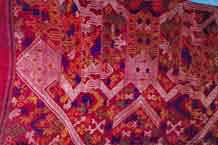 to ss06 Jpeg 54K Any ideas on the origin or motif of this piece? Nobody seems to know - its small and probably was woven with a narrow weft.