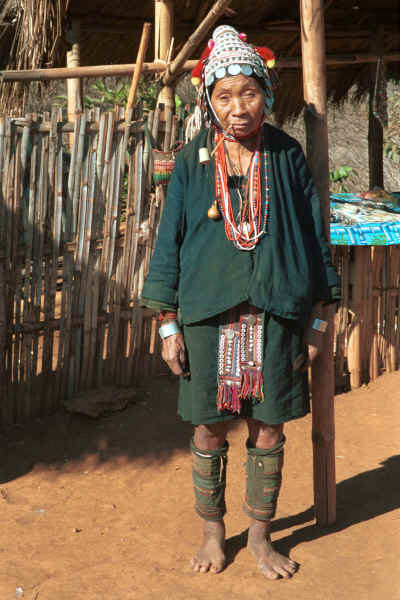 Old U Lo-Akha woman smoking a pipe in a village in the hills around Chiang Rai8812p30.jpg