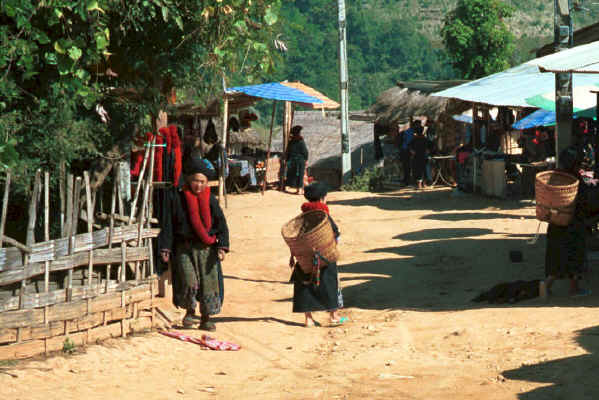 The road through a Yao village in the hills around Chiang Rai 8812q29.jpg